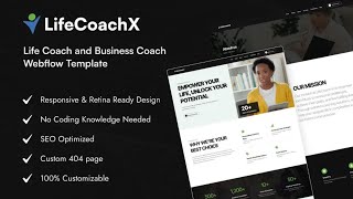 How to Use LifeCoachX Webflow Template | Consulting, Coaching, Agency, Advisor Template