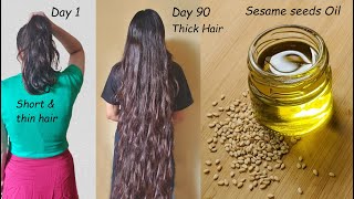 Sesame Seeds Hair Oil | Double Hair Growth & Long Hair - Thick Hair oil