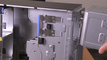 Lenovo ThinkSystem ST650 V2 installing an expansion drive cage or optical drive cage