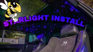 INSTALLING STARLIGHT HEADLINER IN MY DODGE CHALLENGER SCAT PACK..🌟 ( DIY TUTORIAL )