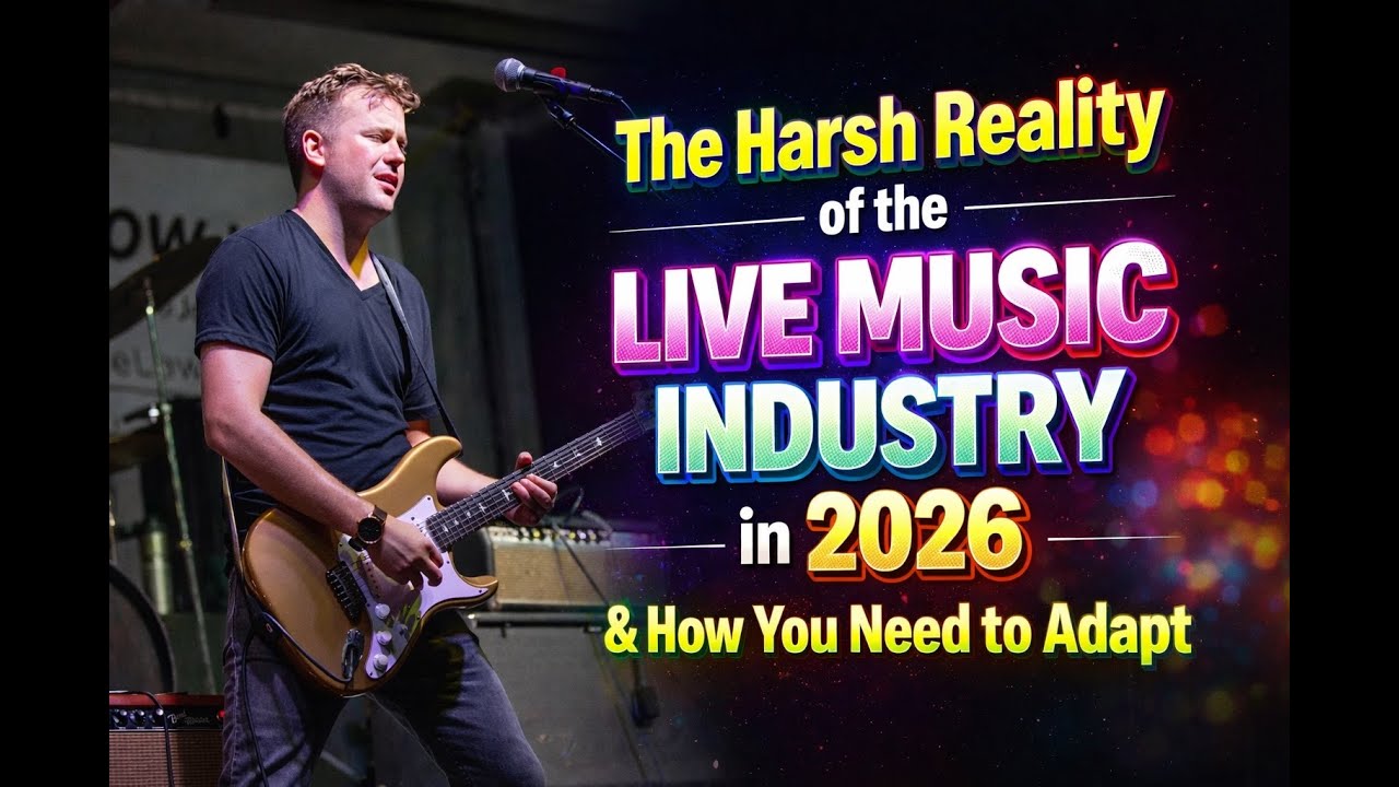 The Harsh Reality of the Live Music Industry in 2026 & how you need to adapt and accept it