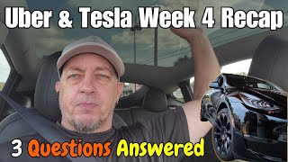 Tesla & Uber Week 4 Recap | 3 Questions Answered plus Earnings