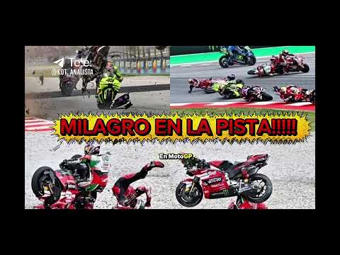 MIRACLE ON THE TRACK! 🛑🏍 The brutal crash between Álex Márquez and Zarco #MotoGP #AlexMarquez #Jo...