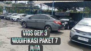 Vios limo gen 3 modifikasi cuma 7 juta #viosgen3 #toyota #translimo