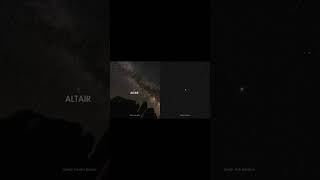 Altair: La Estrella Rápida y Cercana del Triángulo de Verano #universo #astronomía #curiosidades