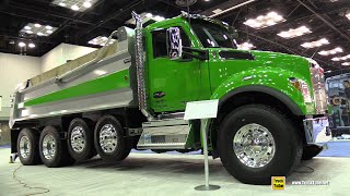 2022 Kenworth T880 S Dump Truck  Walkaround Interior Exterior Tour