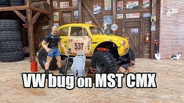 Tamiya VW Bug on MST CMX - part 2