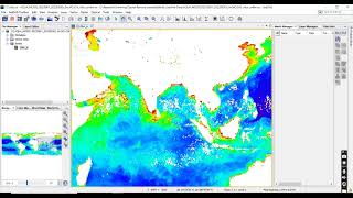 MODIS satellite nc file in SeaDas Software screenshot 4