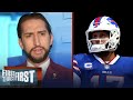 Josh Allen & Bills can't lose to a rookie QB in Wild Card Weekend — Nick | NFL | FIRST THINGS FIRST