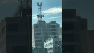 Betta view of a weaponized Verizon #wireless #cell tower and #building #shortsfeed #shorts Newark NJ