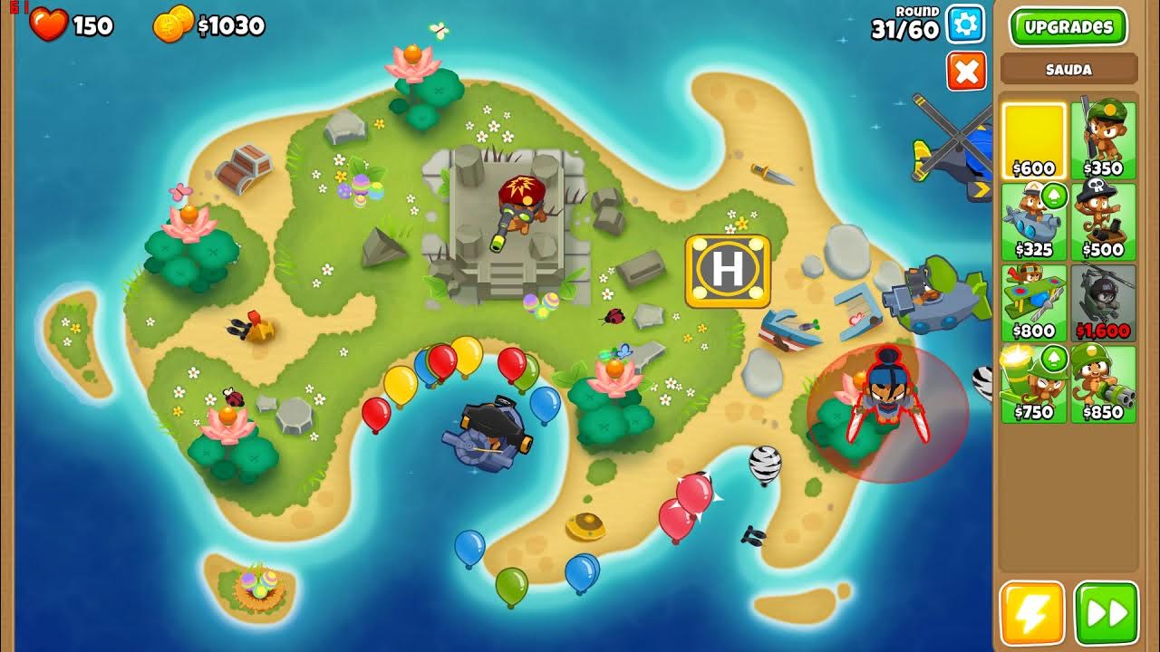 Lotus Island Military StandardBloons TD 6 YouTube