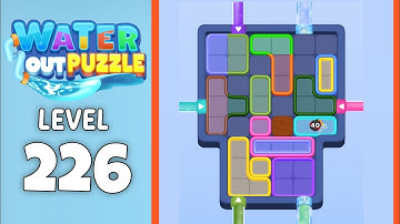 Water Out Puzzle level 226 solution 