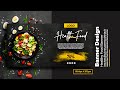 How to Create Healthy Food Banner Design | Banner Design | Photoshop