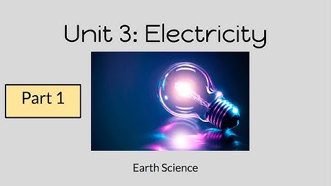 WasleyScience- Electricity Part 1