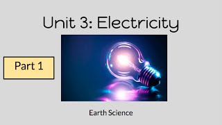 WasleyScience- Electricity Part 1