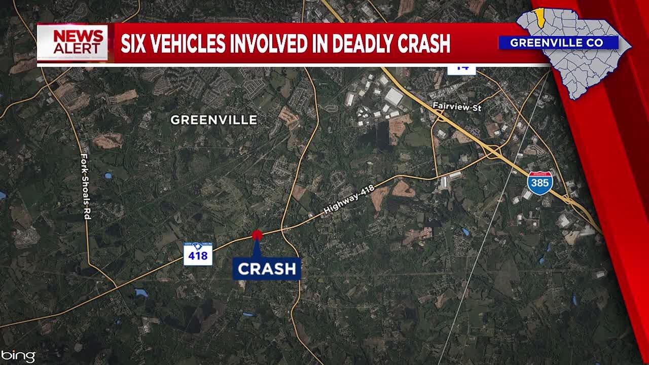 SCHP: 6 cars involved in deadly Greenville County crash - YouTube