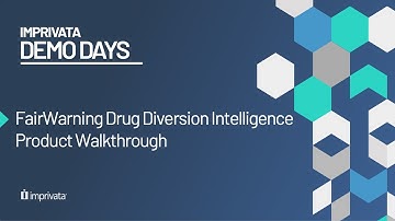 Demo: Digital Identity Intelligence - Drug Diversion