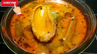 How to make veg village food khata mitha bhindi ki sabji odia recipe | No Onion Garlic bhindi masala