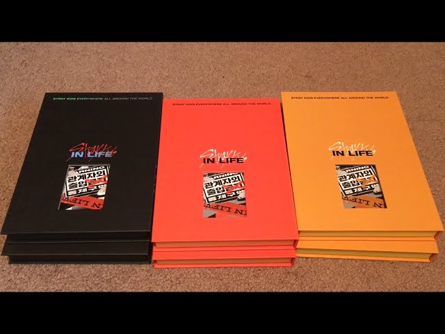 Stray Kids IN LIFE Version A & B Unboxing & Limited Edition