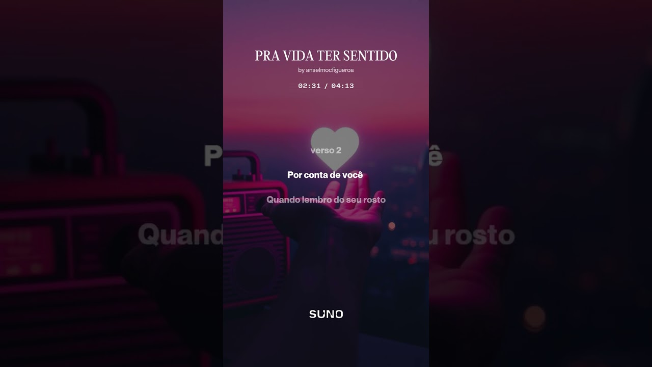 PRA VIDA TER SENTIDO
