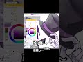 相互さんと絵チャったVlog #イラスト #shorts