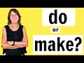 DO or MAKE in English | English Vocabulary Lesson