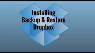 Easy Installation of Backup & Restore Dropbox plugin for WP