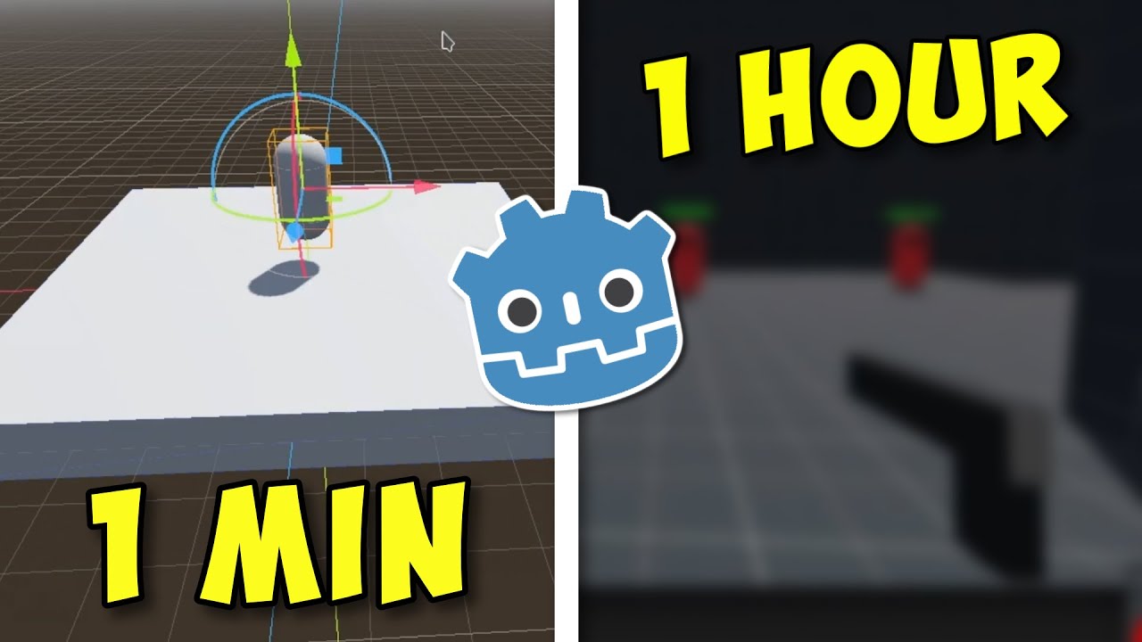 Making a game in 1 min, 10 mins and 1 hour - YouTube