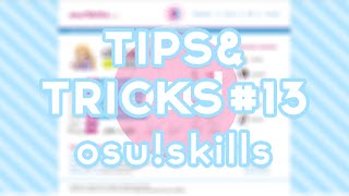 osu!tips&amp;tricks #13 - osu!skills - Wykresy umiejętności!