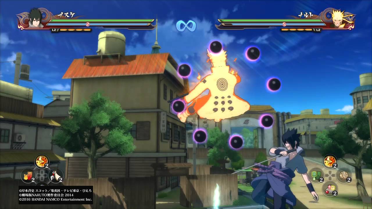 ナルティメットストーム４ うちはサスケ 輪廻写輪眼 コンボ忍術奥義 Youtube