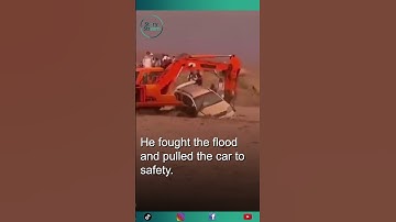 Driver Qila Abdullah, Balochistan Shows Incredible Skill and Bravery, Saving a Family from Flood