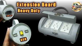 How To Make Extension Board From Pvc Pipe At Home एकसटशन बरड कस बनए