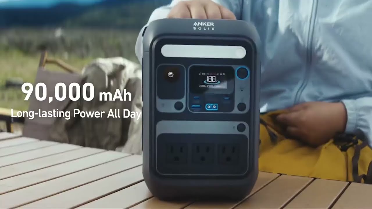 Anker SOLIX C300 Portable Power Station - 288Wh | 300W | Fast Charging & Solar Compatible