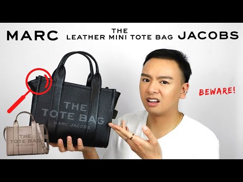 CROOKED STITCHING? QUALITY ISSUES?  Marc Jacobs Mini Leather Tote Bag  Review/WhatFits/Modshot 