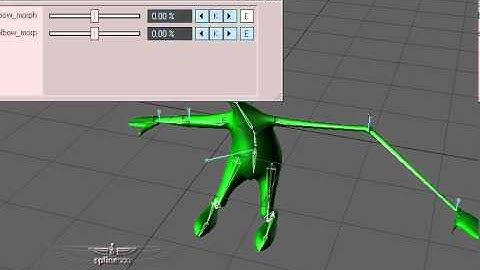 DEMO: Stretchy Rig using IKBoost and Muscle bones in Lightwave3D