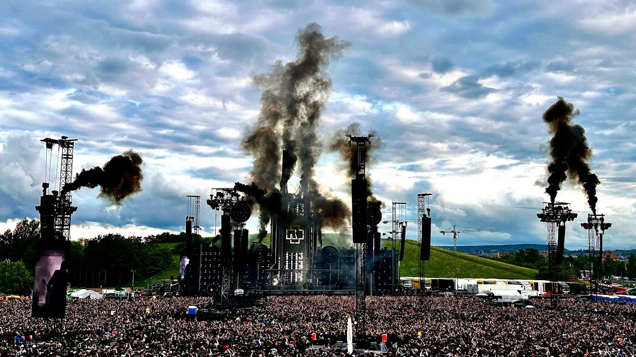 RAMMSTEIN - MEIN TEIL Live || Europe Stadium Tour 2024 - Dresden - YouTube