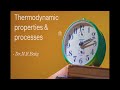 Lecture 10 thermodynamic variables and processes