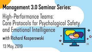 Management 3.0 Seminar on High-Performance Teams with Richard Kasperowski