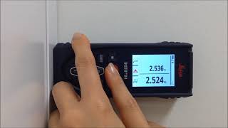 向きに応じて画面が回転！レーザー距離計 Leica DISTO X4 / X3