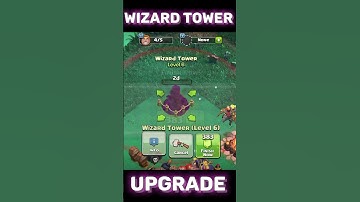 Upgrading Wizard Tower to Max level||Worth 5000 diamond ||#shorts