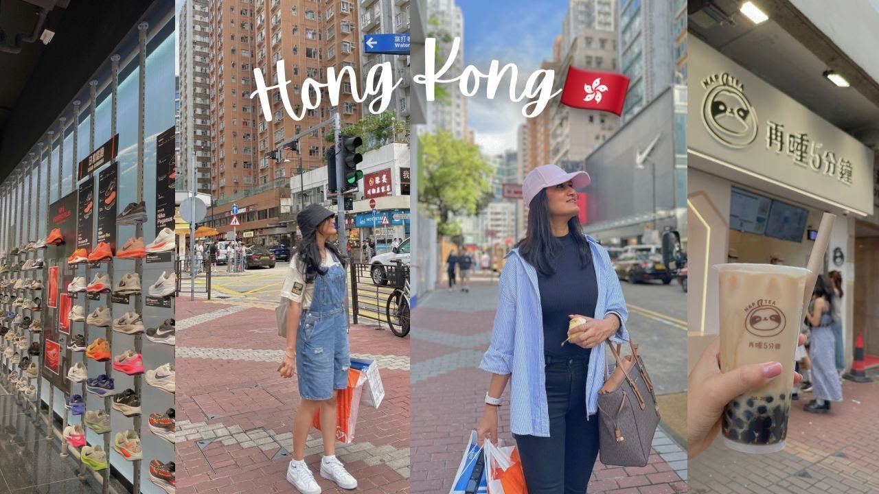 LOADS OF SHOES SHOPPING IN HONG KONG!!🇭🇰 Victoria Harbour, Sneakers street, Boba Tea...