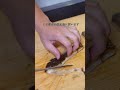 白ミル貝を捌く　#料理 #魚