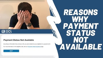 Stimulus Check Payment Status Not Available (What Does It Mean?!)