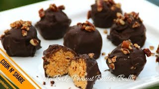 No Bake Peanut Butter Balls