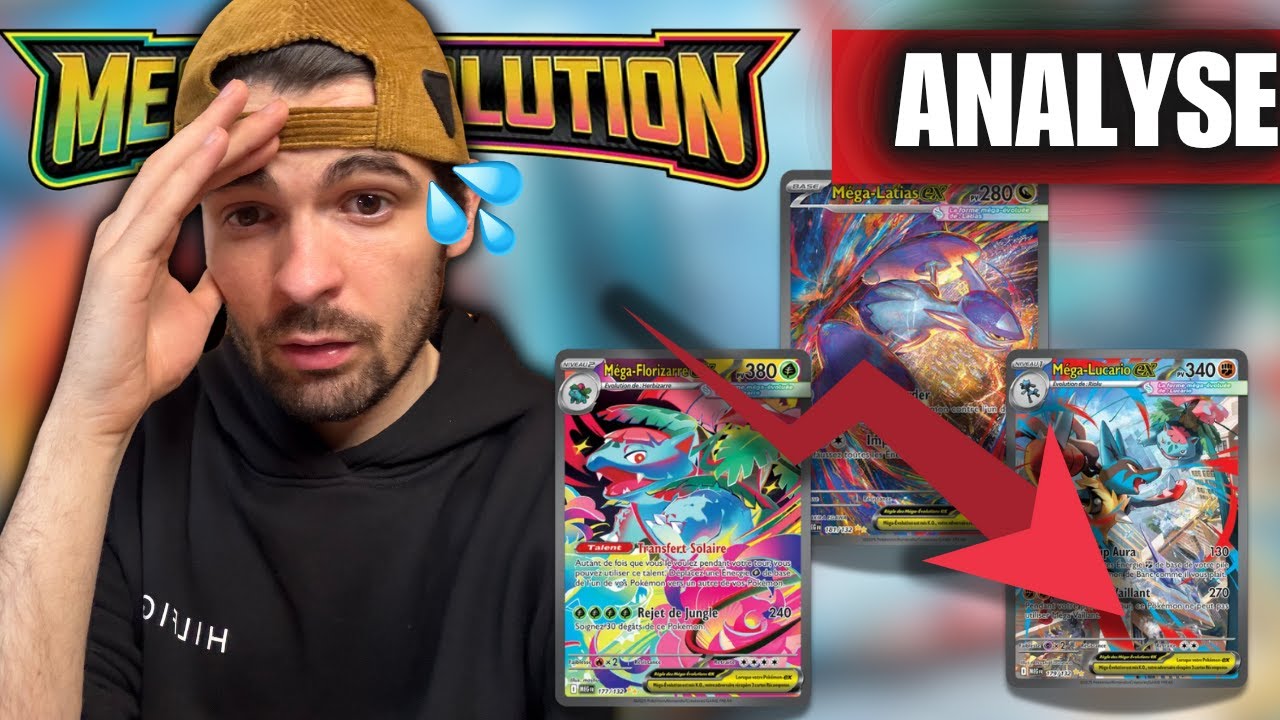 ANALYSE MEGA ÉVOLUTION : Déjà en CHUTE ?? ( les scalpeurs en sueur )  😟 📉
