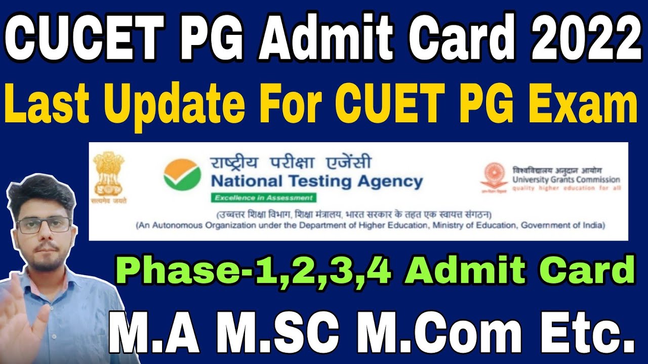 cucet pg admit card 2022, cuet pg exam 2022 important instructions