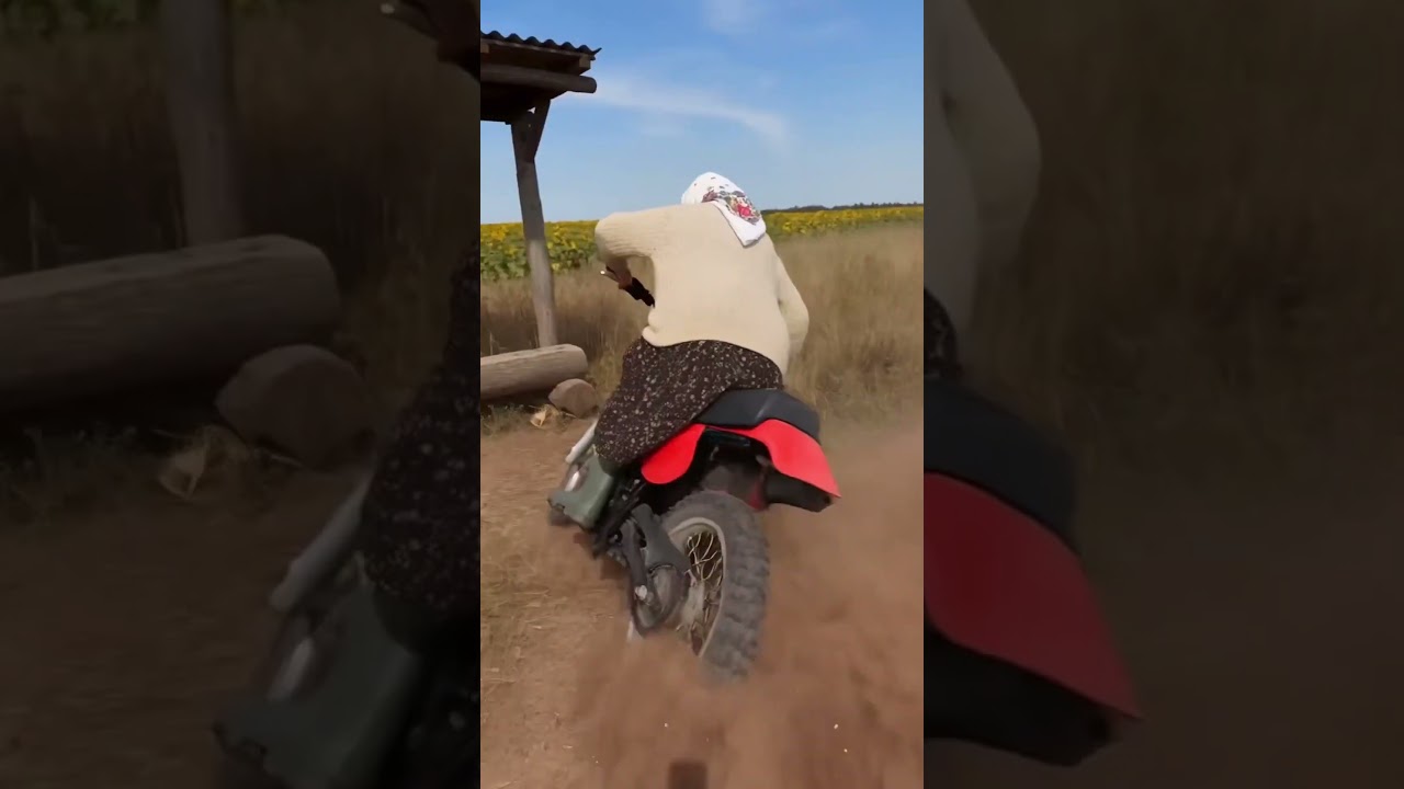 Маршрутки не буде. Буде баба на байку 😎⚡🏍️ #Motorcycle #StuntBike #GrandmaMode