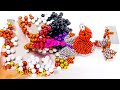 How to make Rainbow TURTLE FOUNTAIN Destroying Magnetic Balls Sculpture Animals Full Satisfaction