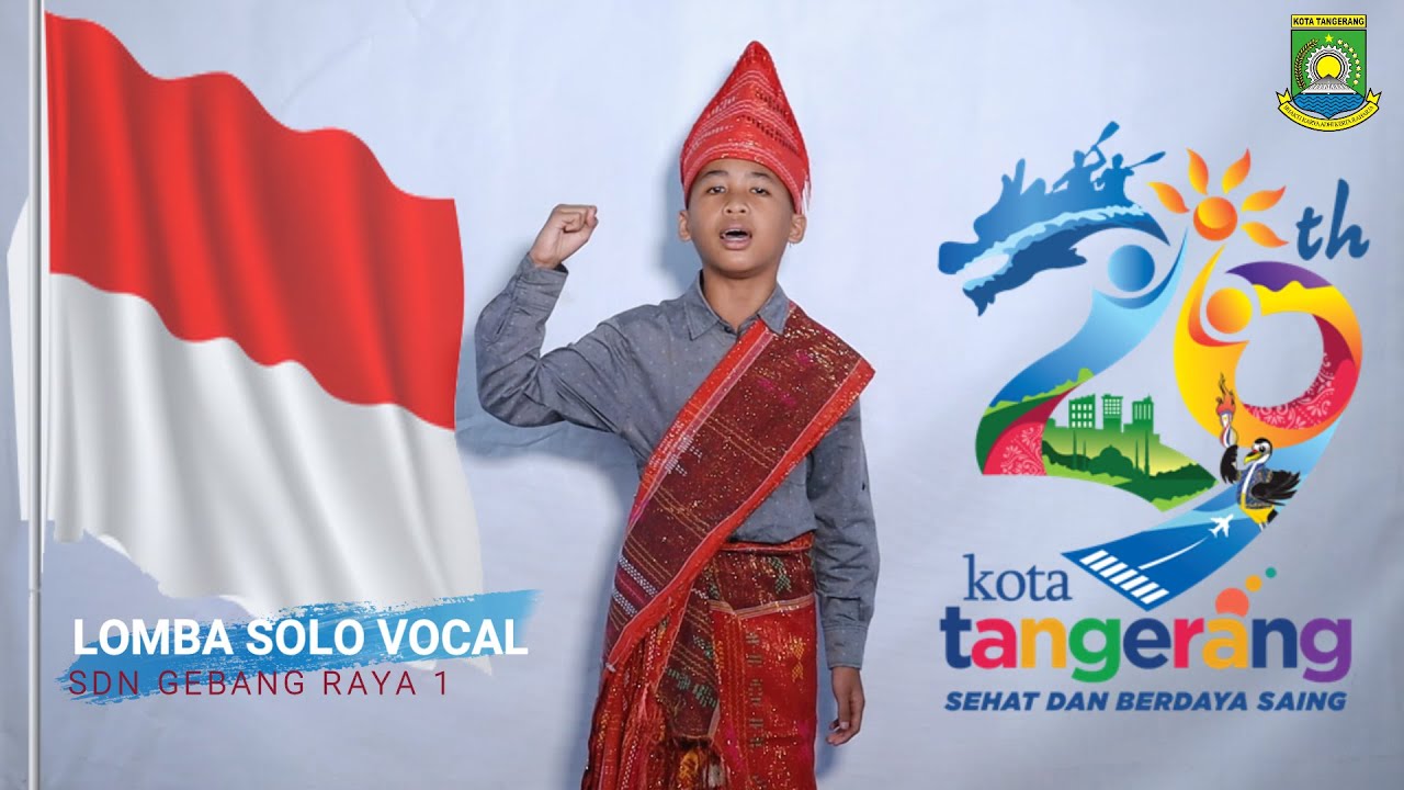 LOMBA SOLO VOCAL HUT KOTA TANGERANG-29 | Paskah Hamonangan Purba | SDN GEBANG RAYA 1