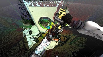 MIT Atlas robot -  first person view sensor visualization